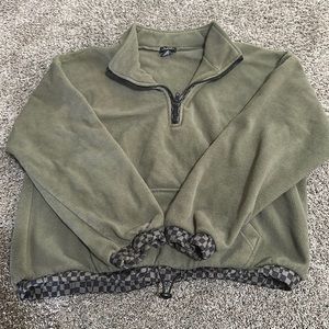 Fleece 3/4 zip 💚